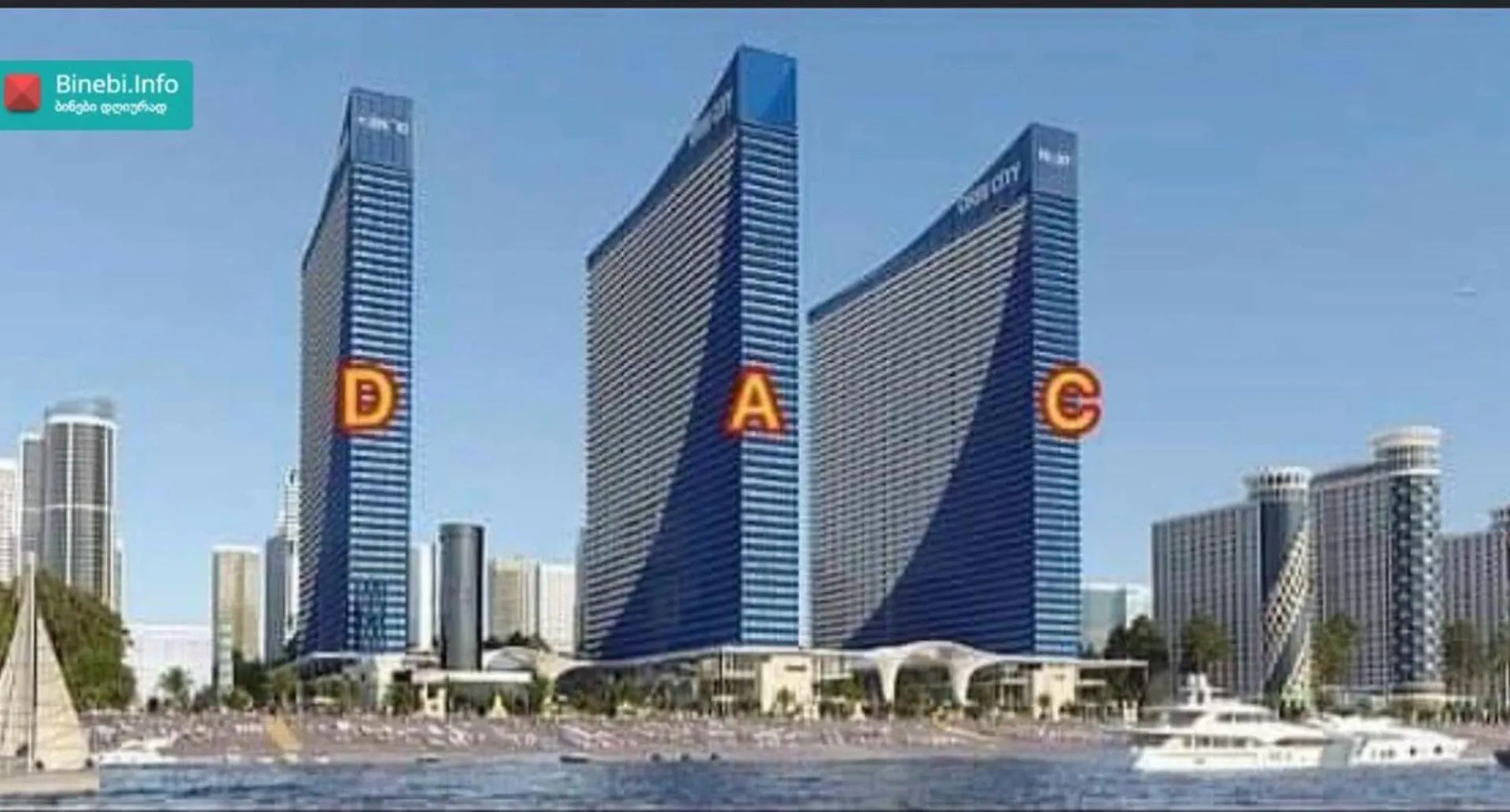 Orbi Sity Sea View Lejlighed Batumi
